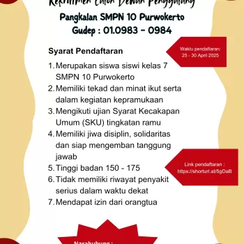 Penerimaan Calon Dewan Penggalang